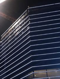 1メートルのアルミニウム プロフィールはピクセル ランプの屋外の建物の照明プロジェクト設計を導きました