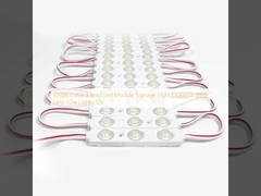 単色 3 SMD LED モジュール 看板ライト 屋外 2835 レンズ 1.2W ライト 12V
