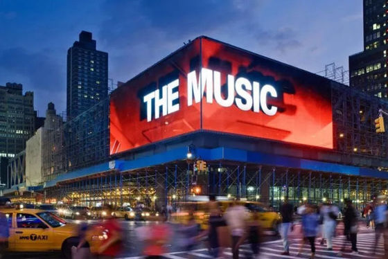 RGB Full-Color Advertising Display Screen with Video Function and DMX512 Control