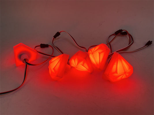 Hot-sales clear cover frosted white cover 63mm amusement rides led pixel lights pixels 12VDC for amusement park lights