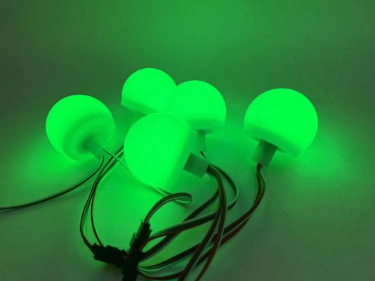 MIRACLE BEAN 63mm RGB IP67 12V 2W Outside Electric Motorcycle Children's Led Light Amusement Park Rides Crazy Racing Ki