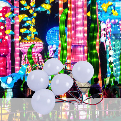 MIRACLE BEAN 63mm RGB IP67 12V 2W Outside Electric Motorcycle Children's Led Light Amusement Park Rides Crazy Racing Ki