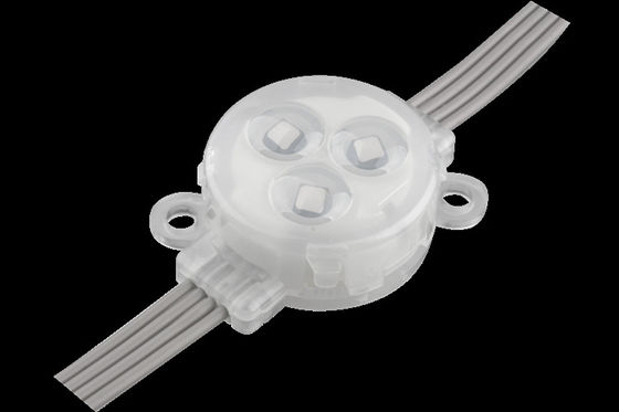 Outdoor Decoration Permanent Christmas Lights 30mm RGB  LED Point Light Source DC12V 0.75W LED Pixel Light