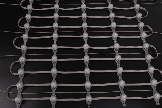 DC12V LED Mesh Screen 20mm 0.3W Full Color High Brightness Indoor Outdoor Waterproof