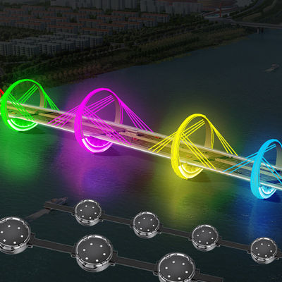 DC24V IP67 Waterproof RGB LED Pixel Lights For House Permanent Christmas Holiday Lighting