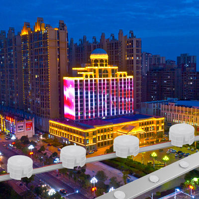 IP67 Outdoor Waterproof Dust DMX512 1.5W 24V RGB LED Pixel Point Light Outdoor Lighting Solution