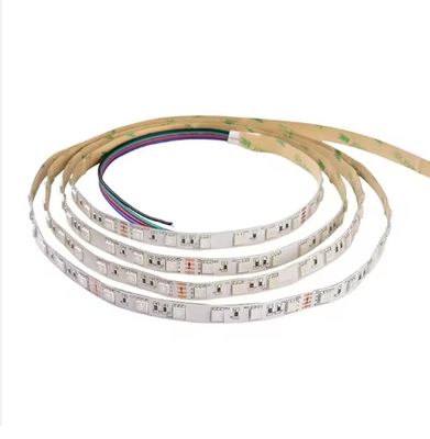 12V RGB LED Strip Light SMD5050 Flexible Waterproof Tape for Indoor and Outdoor Decorative Lighting