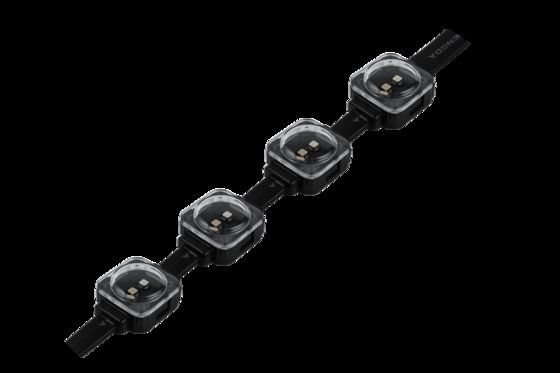 Outdoor Waterproof 25mm RGB Full Color  DC12V IP67 SMD3535 LED Pixel Amusement Led Point Light