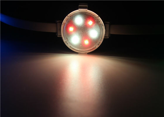 RGBW Color DC12v Led Point Light PC Shell Glue Material 1-1.5w Long Lifespan