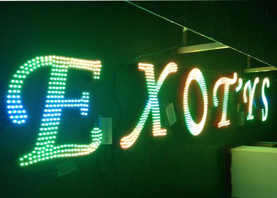 Metal Shell Programmable Animation Advertising LED Signs , LED Display Sign