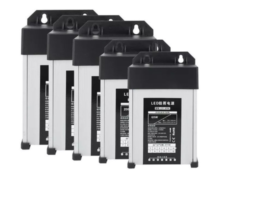 高効率 12V 24V 屋外用 LED ドライバー 短回路保護用 AC DC 照明プロジェクト用