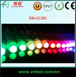 保証との 12mm DC5V IC16716 をつける IP67 フル カラー RGB LED のピクセル 3 年