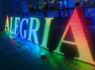 屋外広告の装飾のための LED によってつけられる印の手紙に金属をかぶせて下さい