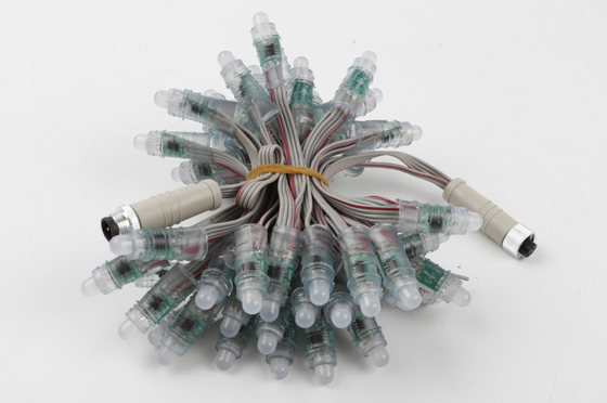 クリスマスの照明屋外LED RGBピクセル50pcs DC 5V WS2811 12mm LED DMXピクセル