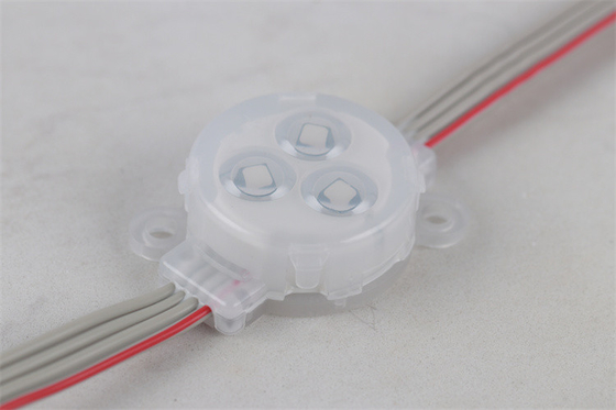 アルミニウム プロフィールによって導かれるピクセル ポイント ライトはIP67 30mm DMX512 RGBの奇跡の豆を防水する