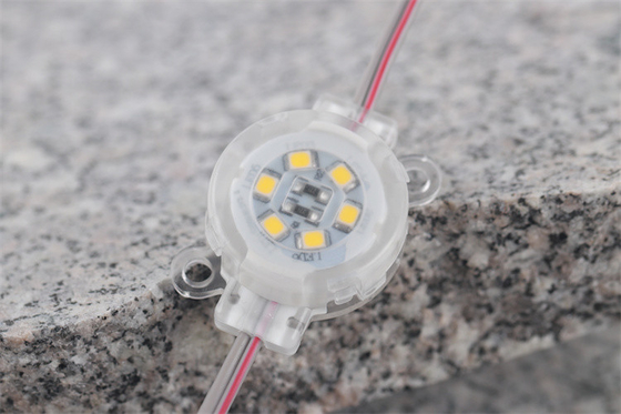 DC12V 0.6W LEDピクセル ポイント ライトはIP67 SMD2835 30mmの6500K PCの反紫外線を防水する