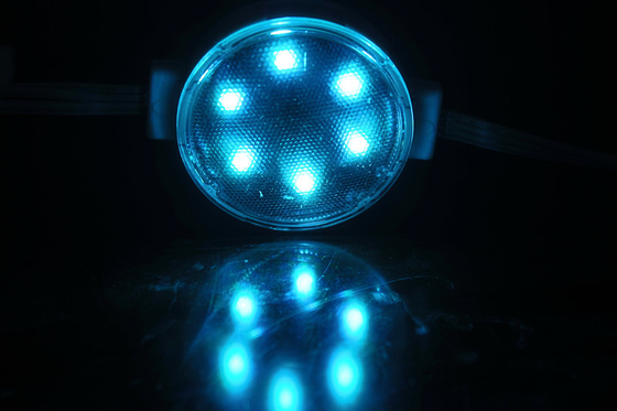 50mm DC24V 2W LEDピクセル ライト プログラム可能なフル カラーのRgbw Smd3535 6ランプIP67 LEDの点