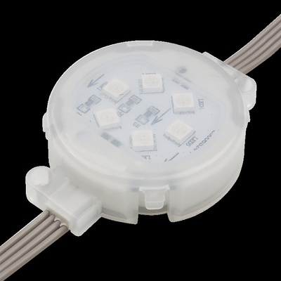屋外の防水IP67 LEDポイント軽い1.5W Smd5050 DC24V 50mm RGB DMX512