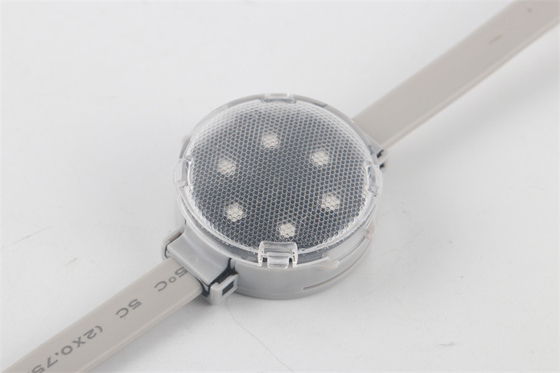 IP67 LEDポイント軽い1.8W DC15V 40mm Smd3535 DMX512 3RGB+3W信号ピクセル ライト点光源
