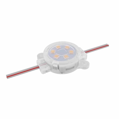 30mm の PC の貝は防水 IP67 をつける娯楽のピクセル ライト 6 PC SMD2835 を導きました