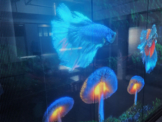 P16 DC5V RGB カラー LED 透明フィルムスクリーン