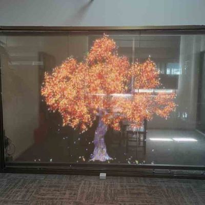 粘着型 スーパー スリム 柔軟性 透明性 LED フィルム 広告 LED ディスプレイ スクリーン