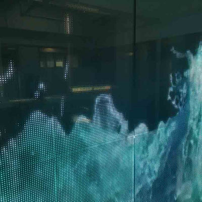 IP64 柔軟透明LEDフィルム 屋外透明LEDスクリーン