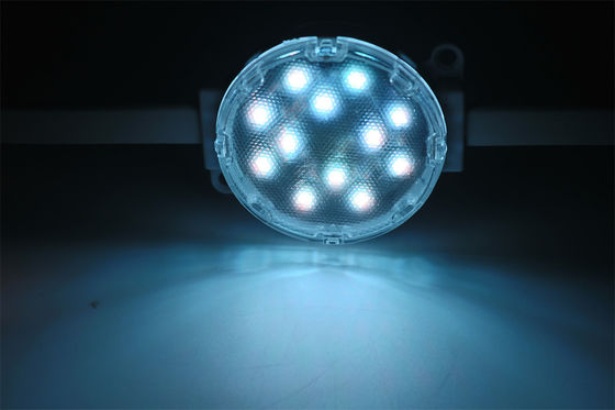 IP67 保護付き 防水 屋外 50mm RGBW LED 点灯