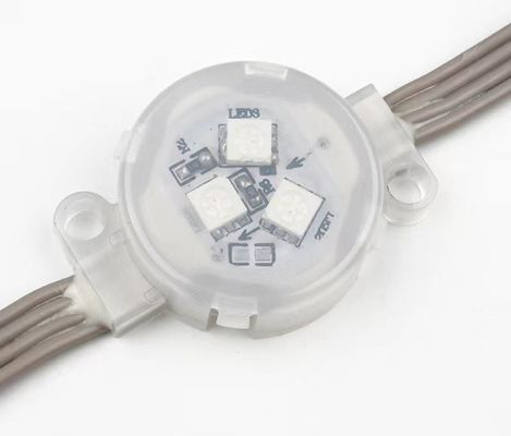 透明な水晶 RGB LED ピクセルボール 柔軟な柔らかい3D LED 点光源