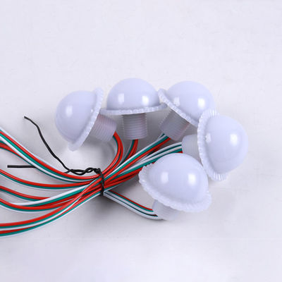 Amusement Programmable Carnival LED Light 45mm 2W DC12V RGB For Outdoor Decoration Lighting