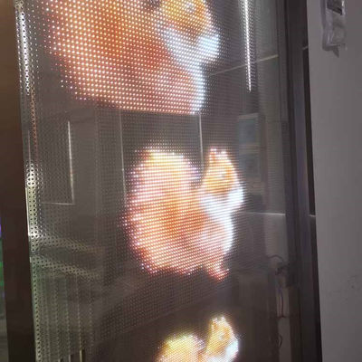 P8 室内 スマート クリスタル メッシュ 粘着 超 薄 柔軟 透明 ディスプレイ パネル モジュール LED フィルム パンタラ スクリーン