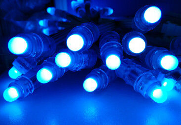 弾丸のタイプ12MMはピクセル、F8 DC05V RGBフル カラーLED Pxielのひもライトを導きました