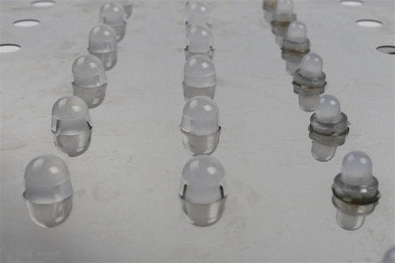 アウトドア スクエア LED ピクセルライト 12mm DC5V RGBフルカラー 0.3W 広告用