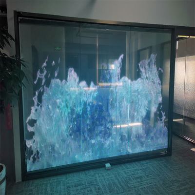 屋外広告 超薄結晶画面 P16 RGB 柔軟透明LED画面