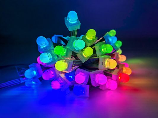 室外DC5V 12mm DMX512 LEDピクセルライト IP67保護と160度見方角