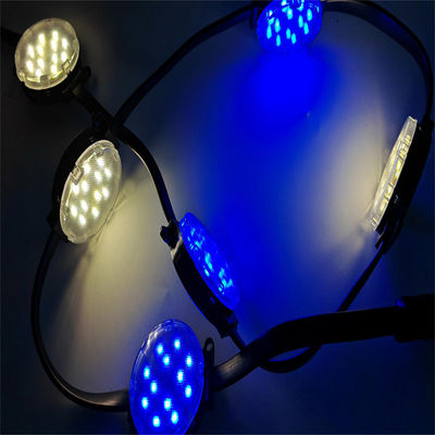外壁防水LEDピクセルポイント照明 50mm直径とPCランプボディ素材