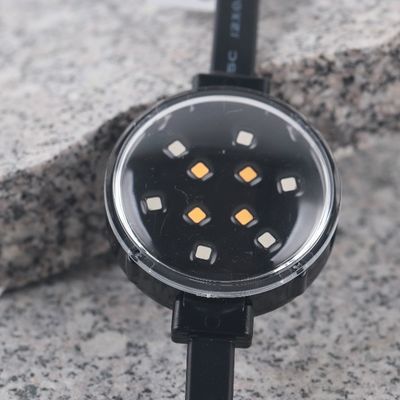 IP67 防水 RGB 50mm SMD3535 DMX512 スマートピクセル LEDポイントライト PCボディ