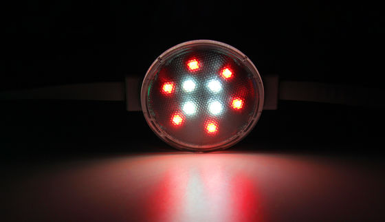 0.3W エピスターチップ 50mm RGB LEDポイントライト PCボディ付き 屋外防水 IP67