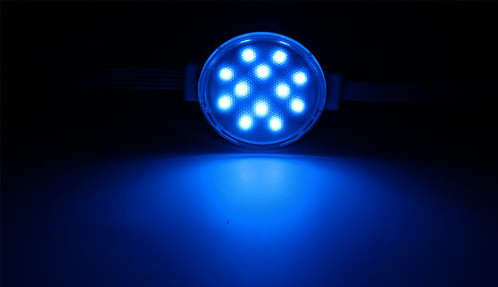 12LED色 24V 50mm点光源 DMX512 装飾ピクセルライト