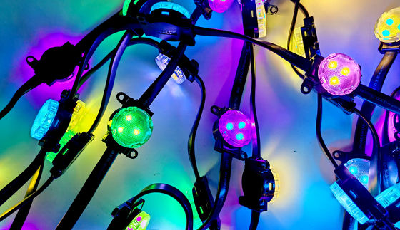 室外庭園飾り LED ピクセルライト DMX512 コントロールと防水デザイン