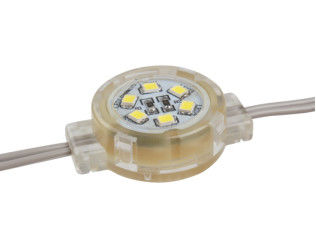防水 RGB LED ピクセルポイントライト IP65 0.5W DC12V SMD2835 30mm 30000H