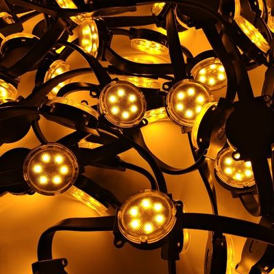 高明るさ 50mm ピクセル LED 点灯 シングル DMX 512 テーマ 装飾 建物