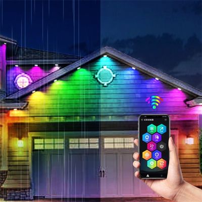 25mm直径 LED イーブライト クリスマス飾り IP67 RGB点光源 ストリングライト