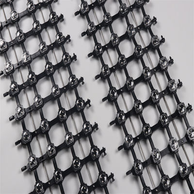 DMX512 コントロール LED メッシュカーテンディスプレイスクリーン 160°ビームアングルとSMD3535*3 LED