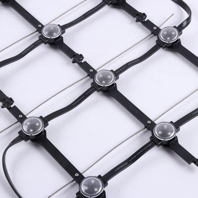 屋外 柔軟なLEDネットスクリーン 防水性 IP67 LEDビデオメッシュ DMX512 P62.5 DC12V RGB