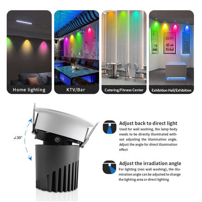 Modern Design LED Track Lights for Christmas Intelligent Installation and Dimmer Support