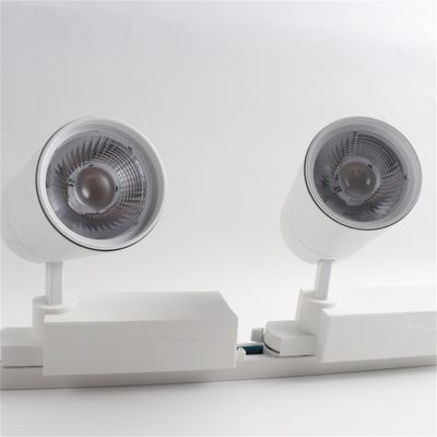 360 調整可能な移動式 LED トラックライト アルミニウムボディ 屋内店やレストラン用 モダンアジアンスタイル トラック照明システム