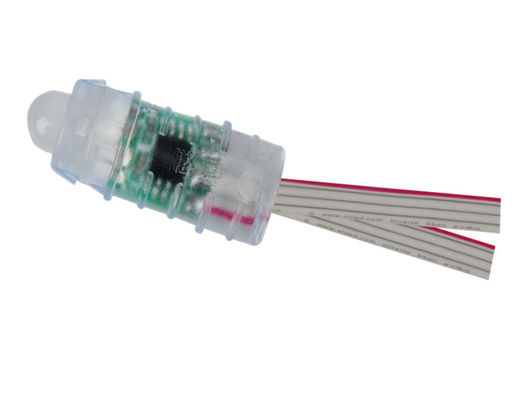 Full Color RGB LED Pixel Lights DC5V 0.3 Wattage 3500mcd Luminous Intensity