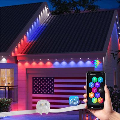 20mm RGBW LED Eaves Light for Outdoor Christmas and Halloween Decorations 30000 Hours Lifespan