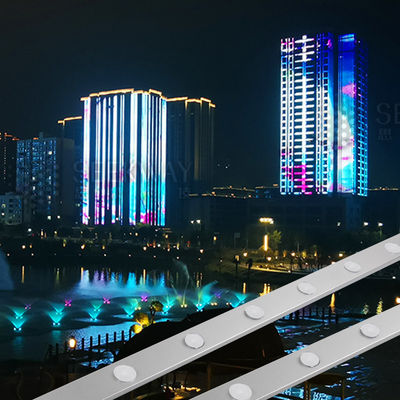 高明るさ 景観照明 屋外用点灯 1.5W RGB クリスマス 24V アルミチャンネルプロファイル 50mm IP67 防水
